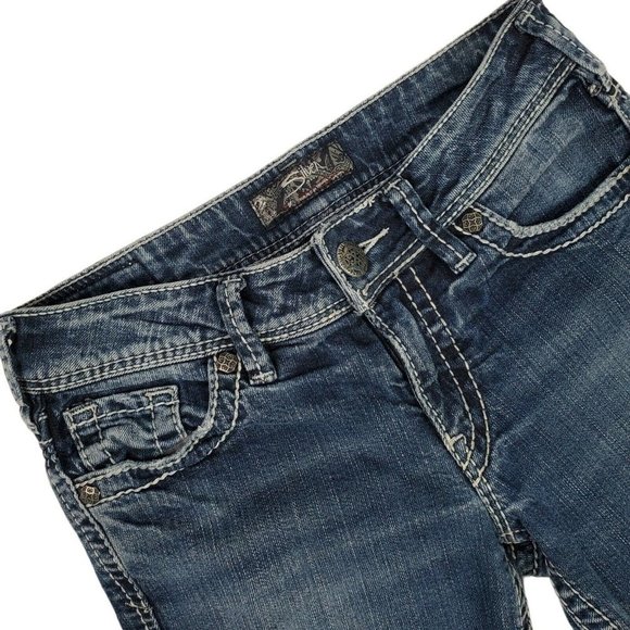 Silver Jeans Women's Suki Bootcut Low Rise Hemmed